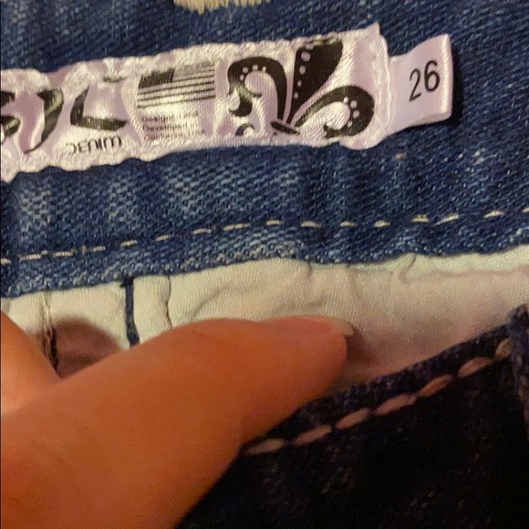 LBJC Denim False Ripped Jeans - Picture 3 of 3